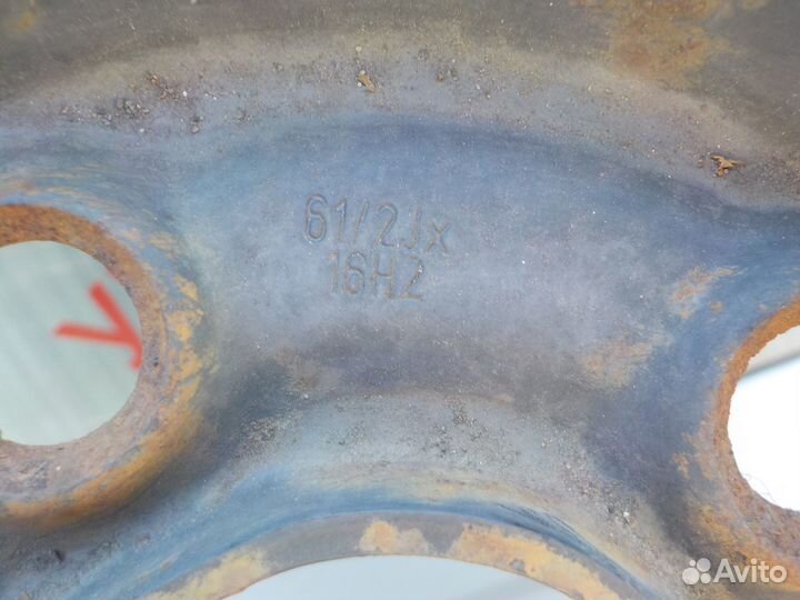 Диск штампованный штамп Шкода Октавия Тур R16