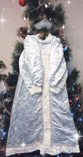 Костюм Снегурочки с кокошником