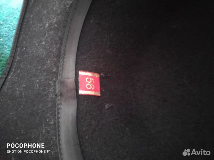 Шляпа фетровая женская