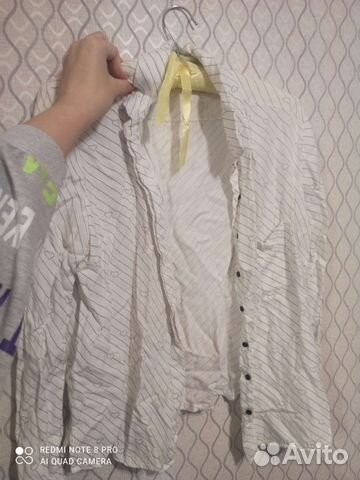 Рубашка детская в сердечко