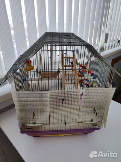 Клетка для волнистого попугая большая