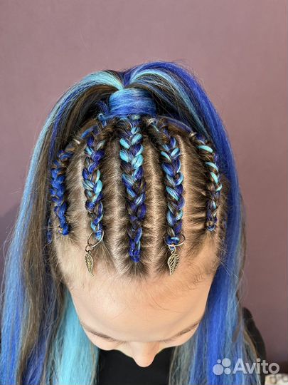 Косы, брейды, брейды в афрохвост