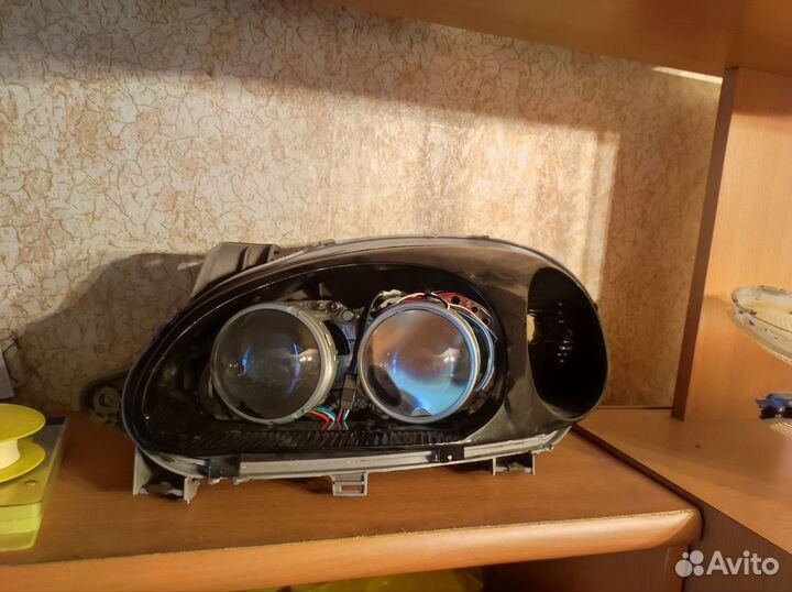 Фары линзованные chevrolet lanos