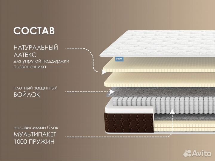 Матрас Димакс Мега Софт люкс 80х190