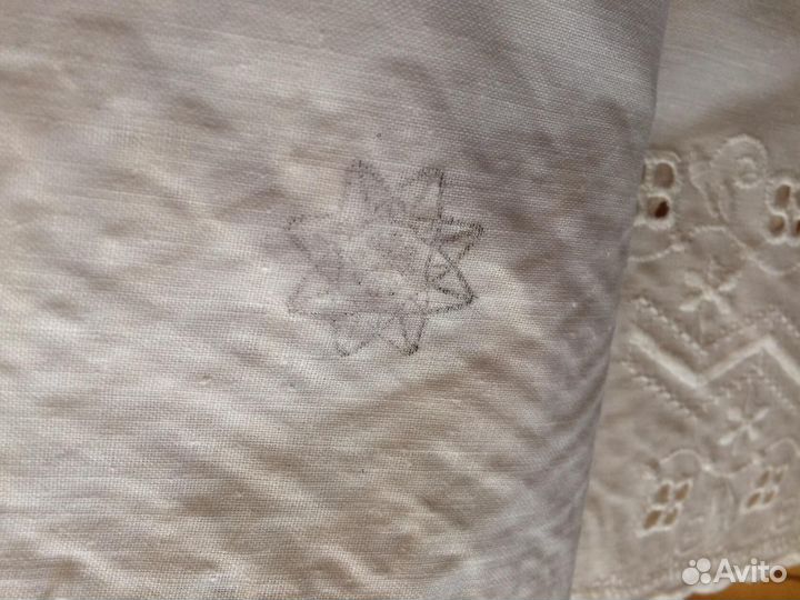 Новое кружево прошва шитьё на батисте СССР