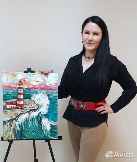 Мастер-класс по живописи акрилом на холсте