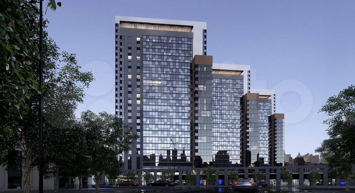 2-к. квартира, 64,6 м², 17/25 эт.