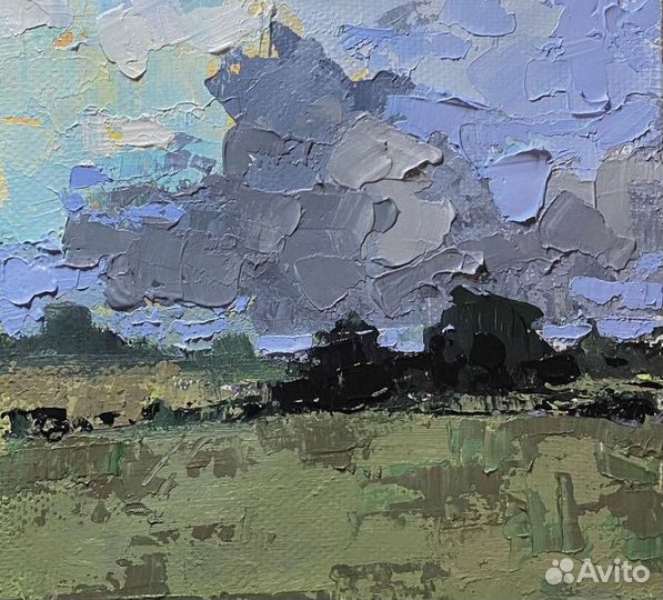 Картина акрилом на холсте