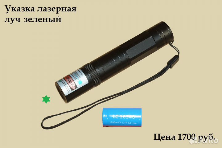 Указка с лазер. лучом