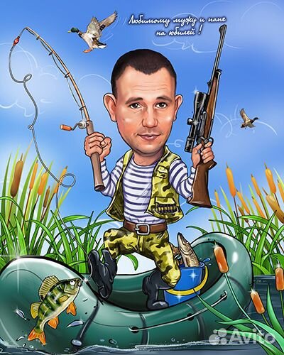 Шарж по фото за 1 день