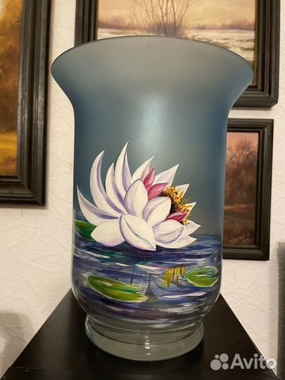 Ваза Чехия винтаж