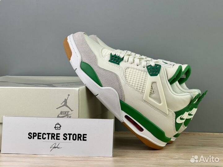 Кроссовки Nike SB Air Jordan 4 SP Pine Green