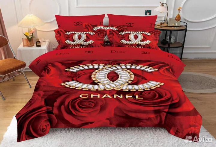 Постельное белье евро новое