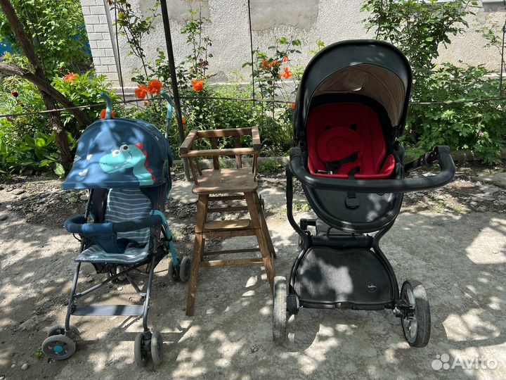 Коляски и стульчик для кормления