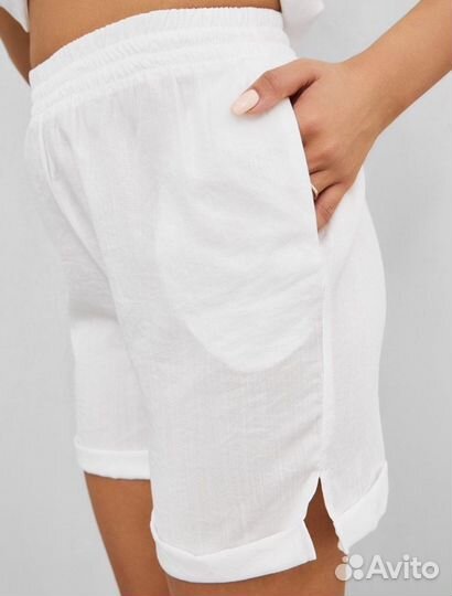 Шорты новые льняные