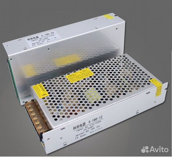 Блок питания 12В 180-500Вт для светодиодной ленты