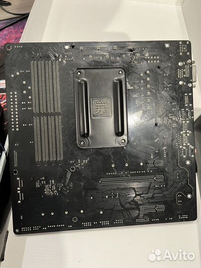 Материнская плата Asrock b450m