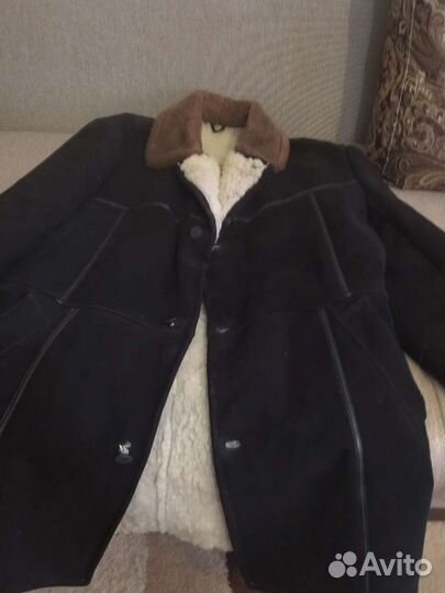 Дубленка натуральная мужская 54 56