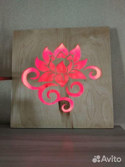 Светильник - Ночник (цветок лотоса)