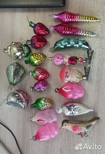 Елочные игрушки СССР