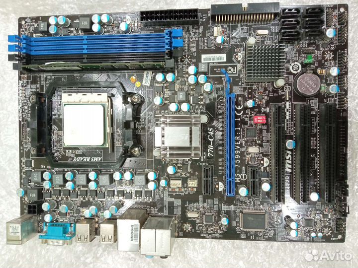 Мат.плата MSI/Проц Phenom ll x4 945/Oзу ddr3(4Gb)