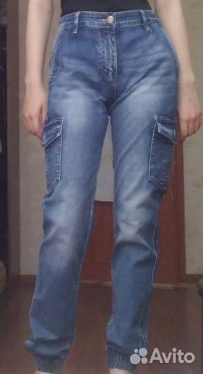 Джинсы карго