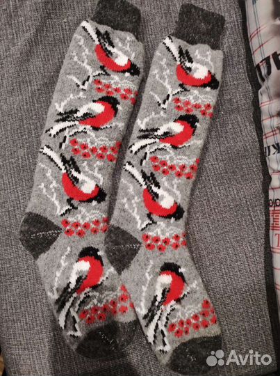 Гольфы новые, овечья шерсть