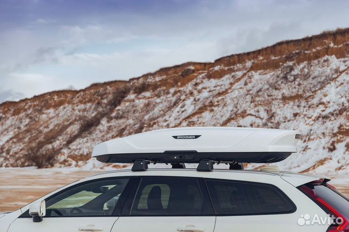 Автобокс Broomer Venture LS 450 Л, белый глянец