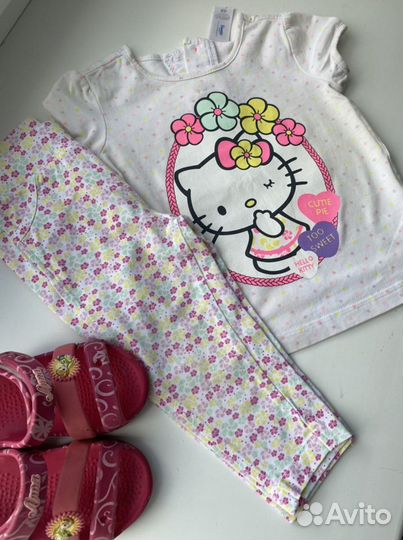 Летняя детская одежда на 1 годик