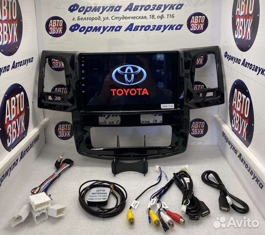 Штатная магнитола Toyota Fortuner 2008-2014 1-16