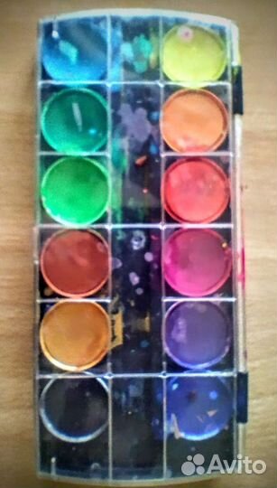 Акварельные краски из Германии 12 цветов