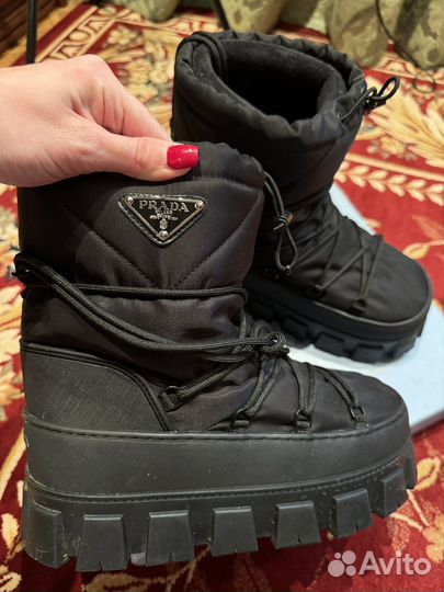 Дутики prada женские размер 37-38