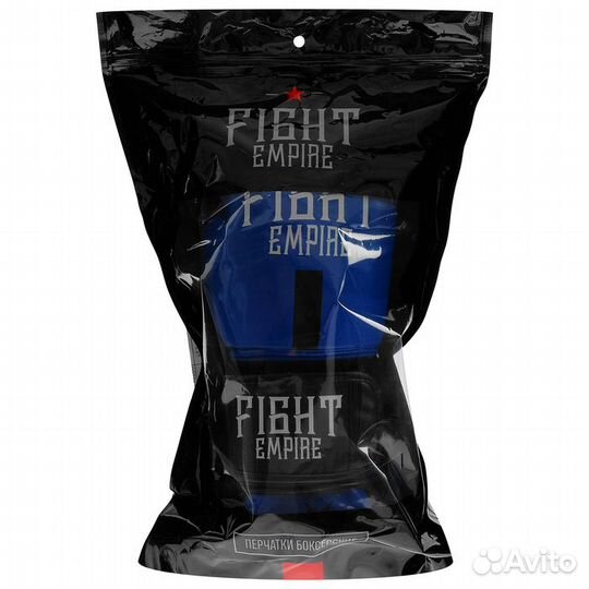 Перчатки боксёрские детские fight empire, синие, размер 10 oz