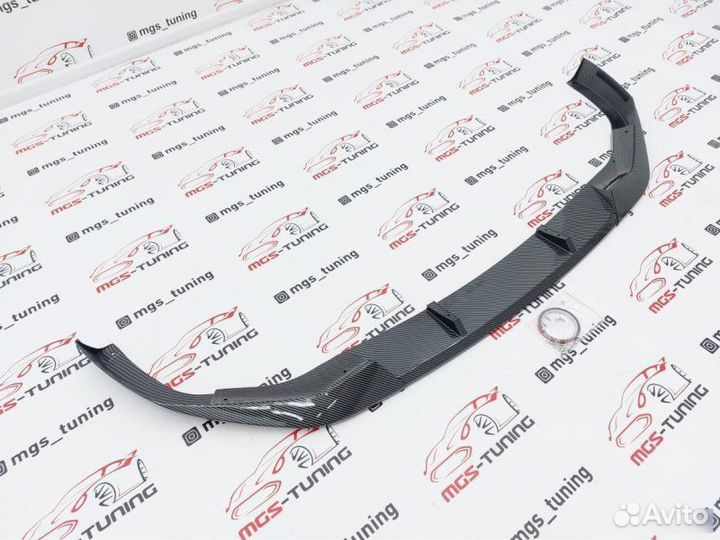 Губа 5-series G30 Рест. M-Perfomance под карбон