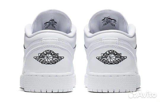 Мужские кроссовки Air Jordan 1 Low 'White Black'