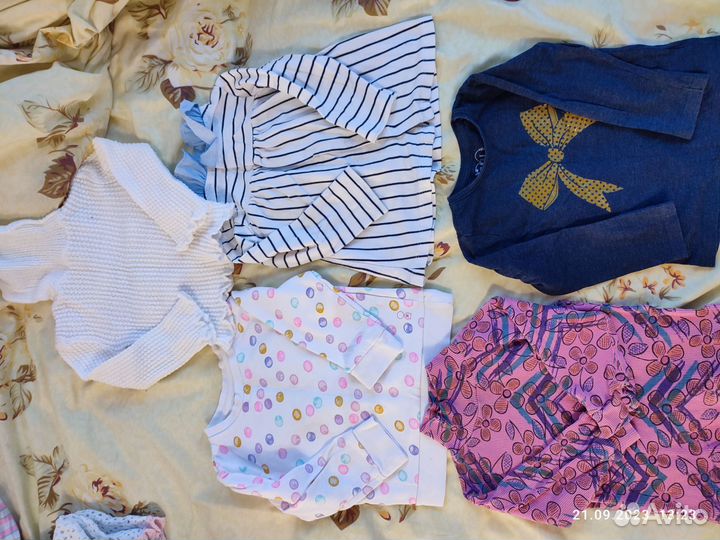Пакеты одежды для девочки 80-86