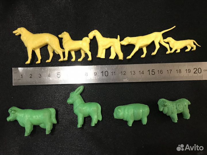 Игрушки СССР (резиновые, пластик, колкий пластик)