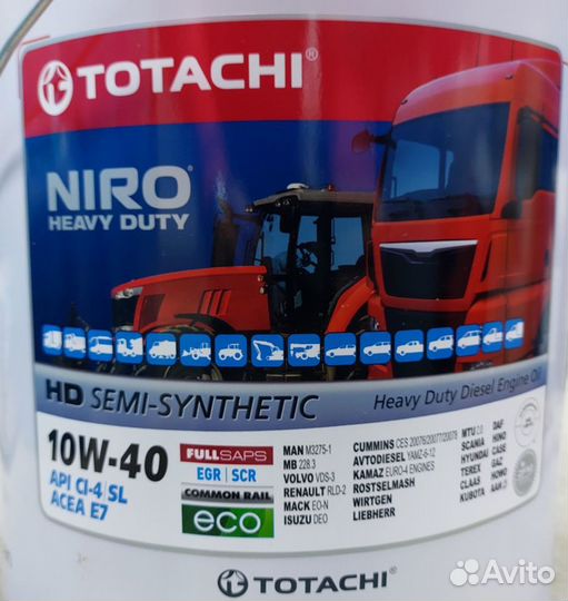Масло Totachi Niro HD 10w40