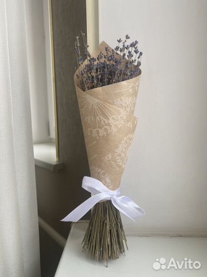 Букет из лаванды сухоцветы