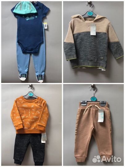 Вещи на мальчика 74см. новые Primark