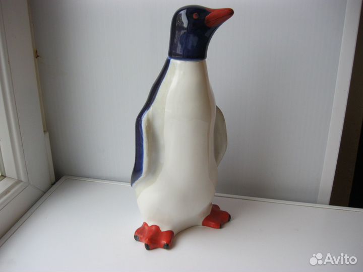 Антиквариат: фарфор графин пингвин большой 1950г