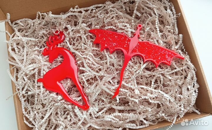 Елочные игрушки ручной работы