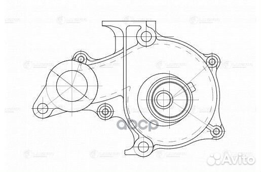 Насос водяной для а/м Toyota Corolla (91) 1.3i