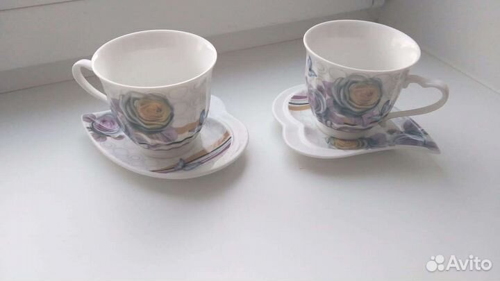 Подарочный набор (2 чашки +2 блюдца)