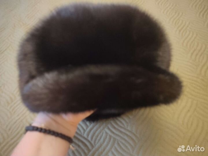 Норковая кепка женская