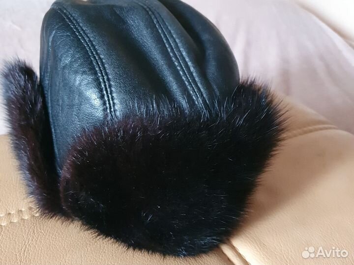 Мужская зимняя шапка ушанка меховая