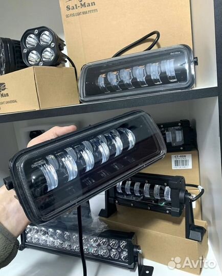 LED подфарники нива SAL-MAN 11 полос