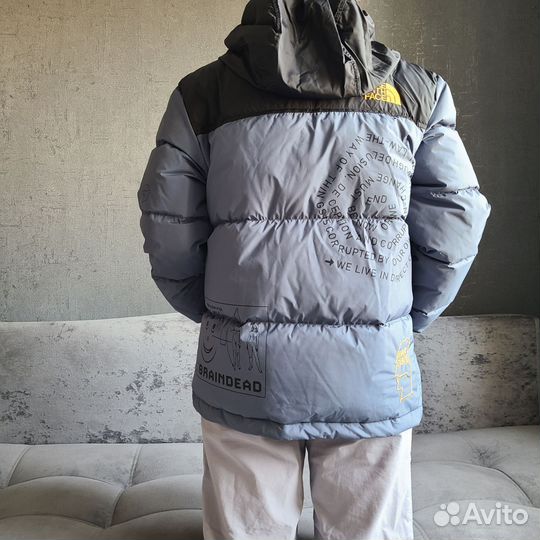 The north face пуховик с капюшоном