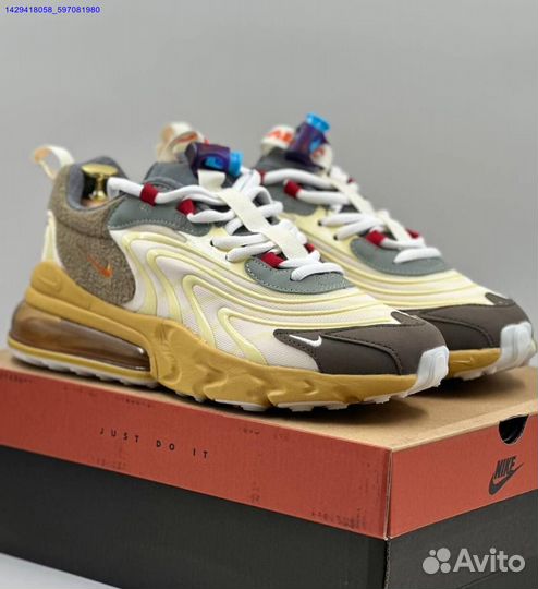 Кроссовки Nike Air Max 270 React Travis Scott (Арт.89325)