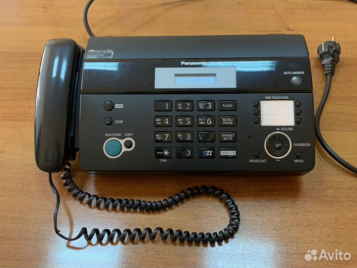 Факс-телефон Panasonic KX-FT982, бу